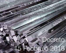 Decreto MATTM 15 febbraio 2018 Decreto MATTM 15 febbraio 2018