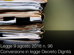 Legge 9 agosto 2018 n. 96 Legge 9 agosto 2018 n. 96