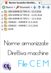 Norme armonizzate Direttiva macchine 2006/42/CE: il file CEM Norme armonizzate Direttiva macchine 2006/42/CE: il file CEM