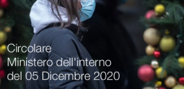 Circolare Ministero dell'interno del 05 Dicembre 2020 Circolare Ministero dell'interno del 05 Dicembre 2020