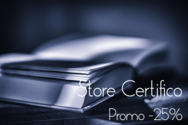 Store Certifico: Promo -25% su tutti i Prodotti fino al 31 Agosto Store Certifico: Promo -25% su tutti i Prodotti fino al 31 Agosto
