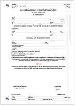 Direttiva Macchine - Dichiarazione di Incorporazione Direttiva Macchine - Dichiarazione di Incorporazione