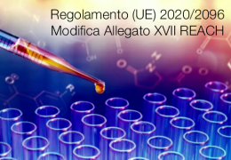 Regolamento (UE) 2020/2096 | Modifica Allegato XVII REACH
