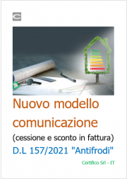 Nuovo modello opzioni (cessione e sconto in fattura) aggiornato D.L. Nuovo modello opzioni (cessione e sconto in fattura) aggiornato D.L.