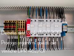 D.D. 13.07.2017 Proroga organismi abilitati alle verifiche DPR 462/01