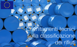 Orientamenti tecnici sulla classificazione dei rifiuti Orientamenti tecnici sulla classificazione dei rifiuti