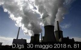 D.Lgs. 30 maggio 2018 n. 81 D.Lgs. 30 maggio 2018 n. 81