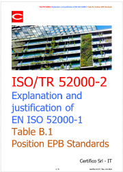 ISO CEN/TR 52000-2: In inchiesta pubblica preliminare ISO CEN/TR 52000-2: In inchiesta pubblica preliminare