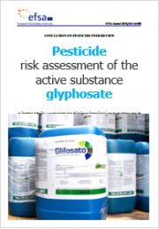 Conclusion pesticide risk assessment of the active substance glyphosate Conclusion pesticide risk assessment of the active substance glyphosate