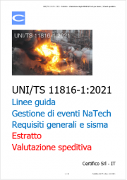 UNI/TS 11816-1:2021