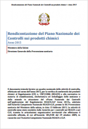 Rendicontazione Piano Nazionale Controlli prodotti chimici 2015