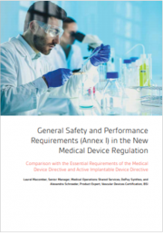 General Safety and Performance Requirements (Annex I) MDR