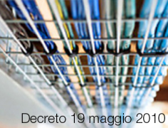 Decreto 19 maggio 2010 Decreto 19 maggio 2010