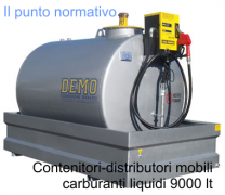Contenitori-distributori mobili carburanti liquidi 9000 lt Contenitori-distributori mobili carburanti liquidi 9000 lt
