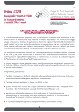 Linee guida per la compilazione della Linee guida per la compilazione della