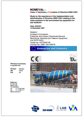 Noise of Machinery NOMEVAL Noise of Machinery NOMEVAL