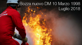Nuovo DM 10 Marzo 1998: bozza Luglio 2018