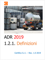 ADR 2019 | Definizioni (sezione 1.2.1) ADR 2019 | Definizioni (sezione 1.2.1)
