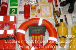 MISE Circolare 2/2017 equipaggiamento marittimo MISE Circolare 2/2017 equipaggiamento marittimo