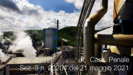 Cass. Penale Sez. 3 n. 20204 del 21 maggio 2021