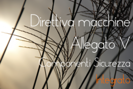 Direttiva macchine Allegato V componenti di sicurezza: aggiunti Sistemi di filtrazione Direttiva macchine Allegato V componenti di sicurezza: aggiunti Sistemi di filtrazione