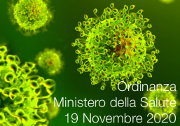 Ordinanza Ministero della Salute del 19 Novembre 2020