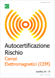 Modello Autocertificazione rischio CEM | Giustificata