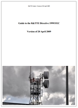 Guide to the R&TTE Directive 1999/5/EC Guide to the R&TTE Directive 1999/5/EC