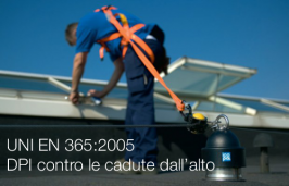 UNI EN 365:2005 DPI cadute dall’alto - Requisiti generali