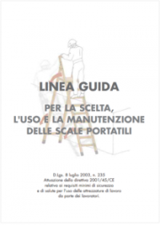 Linee guida Ispesl sicurezza scale portatili Linee guida Ispesl sicurezza scale portatili