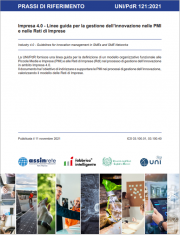 UNI/PdR 121:2021 / Gestione dell’innovazione in ambito Impresa 4.0