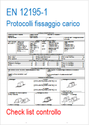 Modelli EN ISO 12195-1 Protocollo fissaggio del carico Modelli EN ISO 12195-1 Protocollo fissaggio del carico