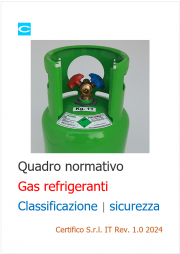 Gas refrigeranti: quadro normativo classificazione e sicurezza