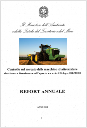 Report 2018 | Macchine e attrezzature OND