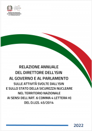 Relazione annuale 2022 del Direttore dell’ISIN al Governo e al Parlamento