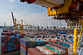 Capitaneria spiega il Decreto sul peso verificato dei container (VGM) Capitaneria spiega il Decreto sul peso verificato dei container (VGM)