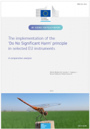 The implementation of the ‘Do No Significant Harm’ principle in selected EU instruments The implementation of the ‘Do No Significant Harm’ principle in selected EU instruments