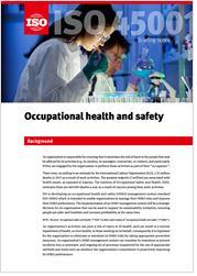 ISO 45001 Briefing note ISO 45001 Briefing note