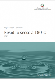 Parametri indicatori qualità nelle acque - Residuo secco