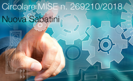 Circolare MISE 3 agosto 2018 n. 269210 | Nuova Sabatini Circolare MISE 3 agosto 2018 n. 269210 | Nuova Sabatini