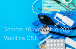 Decreto 10 novembre 2021