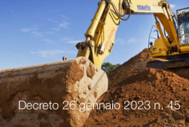 Decreto 26 gennaio 2023 n. 45