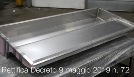 Rettifica Decreto 9 maggio 2019 n. 72