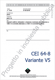 CEI 64-8 Variante V5 2018 CEI 64-8 Variante V5 2018