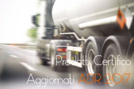Prodotti tecnici ADR Aggiornati ADR 2017 Prodotti tecnici ADR Aggiornati ADR 2017