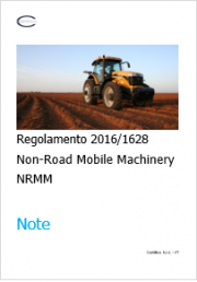 Regolamento (UE) 2016/1628 NRMM - Note Regolamento (UE) 2016/1628 NRMM - Note