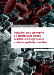 Rapporto ISS COVID-19 n. 62/2020 | Indicazioni negli hospice 