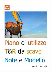 Piano di utilizzo terre e rocce da scavo Piano di utilizzo terre e rocce da scavo