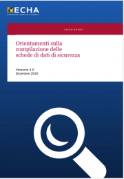 SDS: Safety Data Sheet Guida alla compilazione V. 4.0 Dicembre 2020