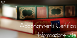 Abbonamenti Certifico: Promo Maggio 2016 Abbonamenti Certifico: Promo Maggio 2016